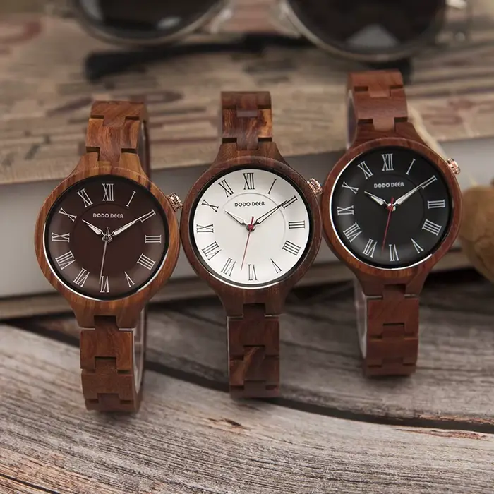 DODO DEER-Montres-bracelets à quartz en bois pour femmes, marque de luxe, haute qualité, cadeau de fête des mères, savoir chaud
