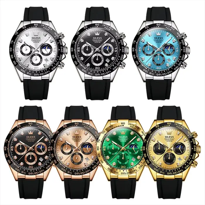 Montre à Quartz de Luxe pour Homme