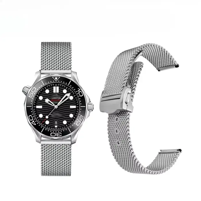 Haima 300 Super Master 007 bracelet de montre pour Omega hommes extérieur étanche acier raffiné observateur Milan