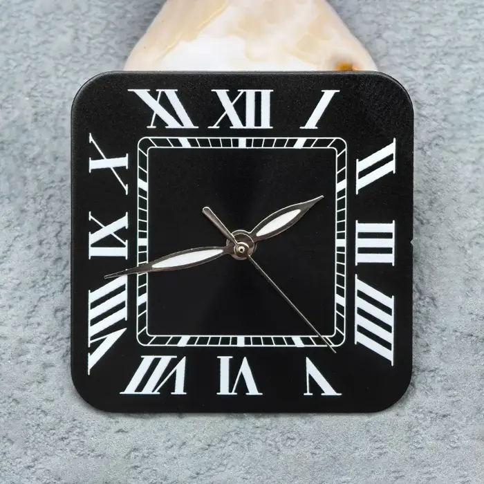 Cadran NH35 27mm, cadran carré Santos et aiguilles de montre