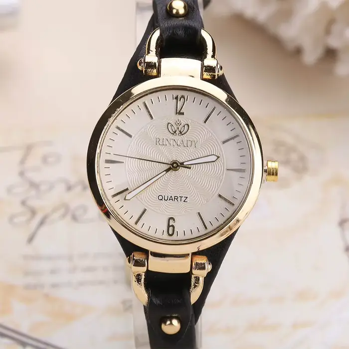 Montre-bracelet analogique à quartz pour femme