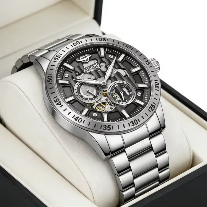 Montre mécanique de luxe originale AILANG 2026 pour homme
