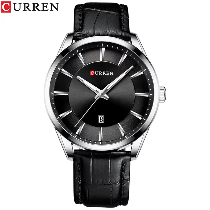 CURREN nouvelles montres à Quartz pour hommes bracelet en cuir