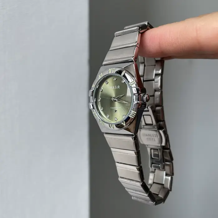 Montre mécanique Ciloa pour femme résistante à l'eau bronze brun café multicolore or rose pour occasions spéciales et quotidienne
