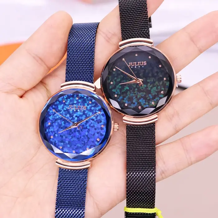 Julius – montre à paillettes pour femme
