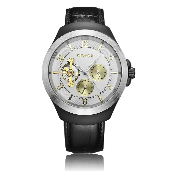 Montre mécanique automatique à remontage automatique pour homme
