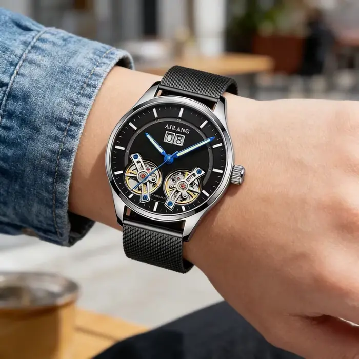 AI LANG Montre mécanique automatique authentique AAA