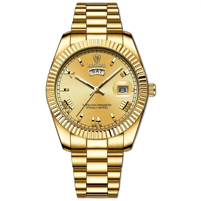 BINBOND marque hommes affaires sport montre à Quartz classique étanche calendrier lumineux horloge créative mâle