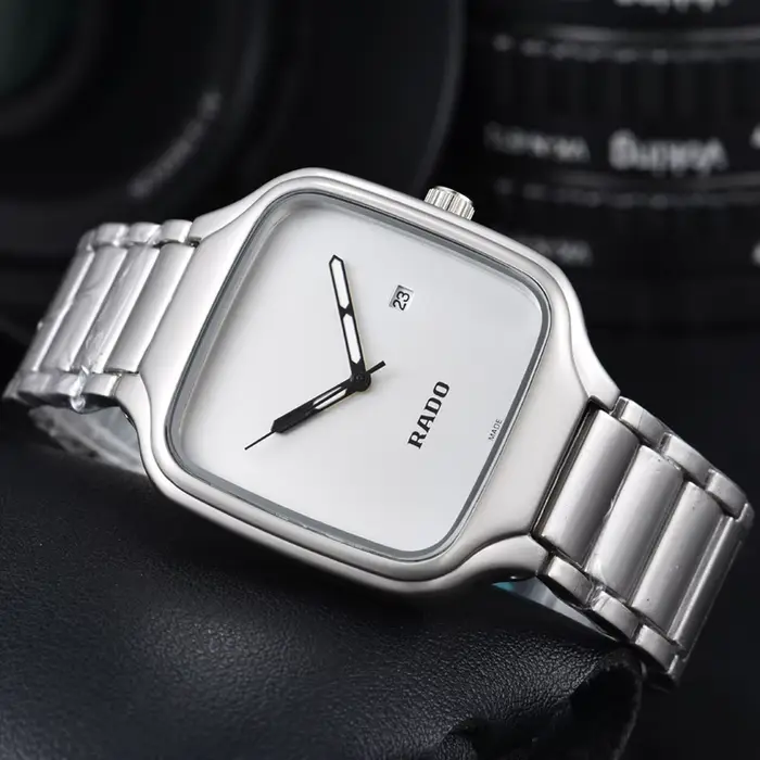Montres classiques de qualité supérieure de marque Rado pour hommes, montre à quartz multifonctionne