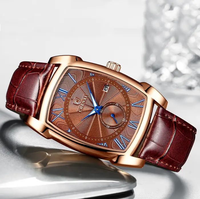 Montre à quartz étanche pour homme