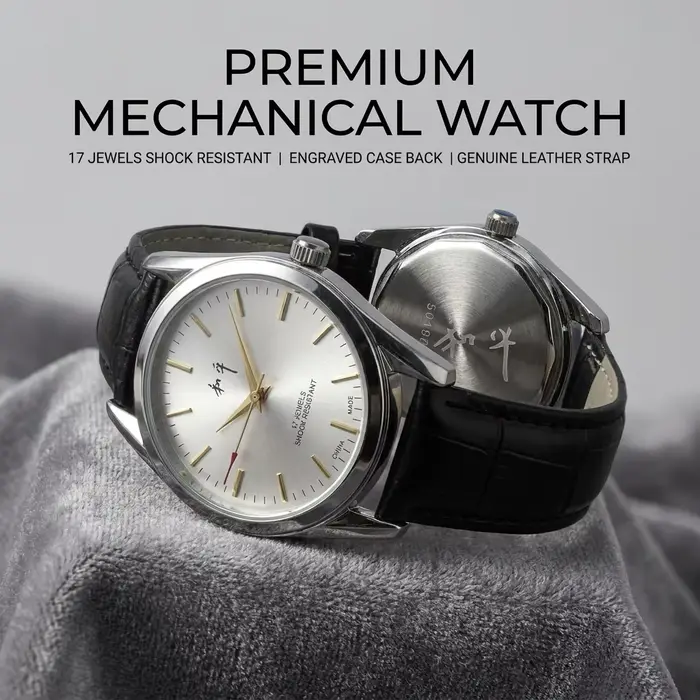 Montre mécanique vintage Shanghai Peace