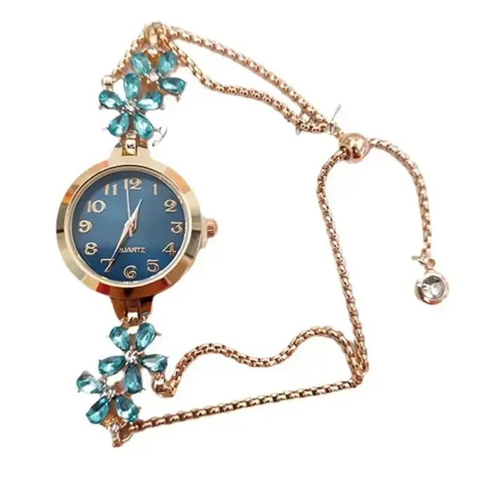 1 pièces femmes montres marque Vintage Strass