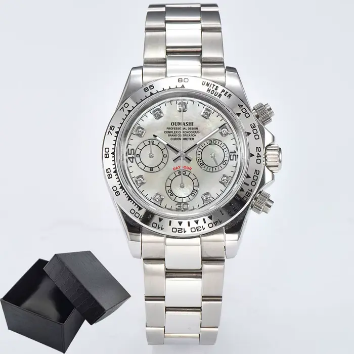 VK63 montres 39.3mm montre de luxe chronographe pour hommes nouvelle montre pour hommes montre d'aff