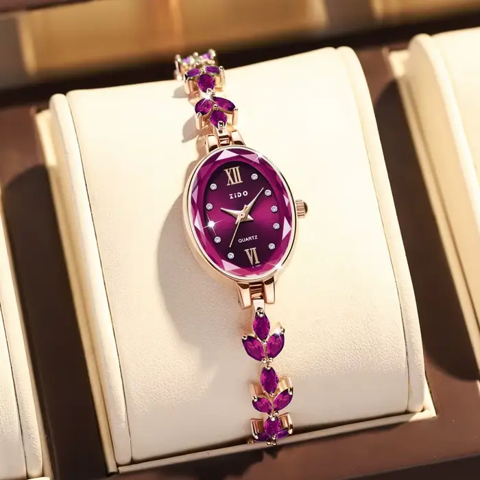 UTHAI V22 montres pour femmes lumière de luxe diamant incrusté montre femme étanche ovale dames mode Quartz Bracelet montre-Bracelet
