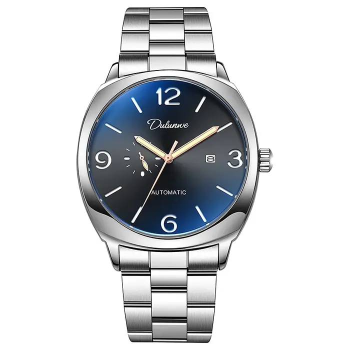 Montres pour hommes montre mécanique automatique originale classique pour homme bracelet en cuir verre minéral étanche Date lumineuse