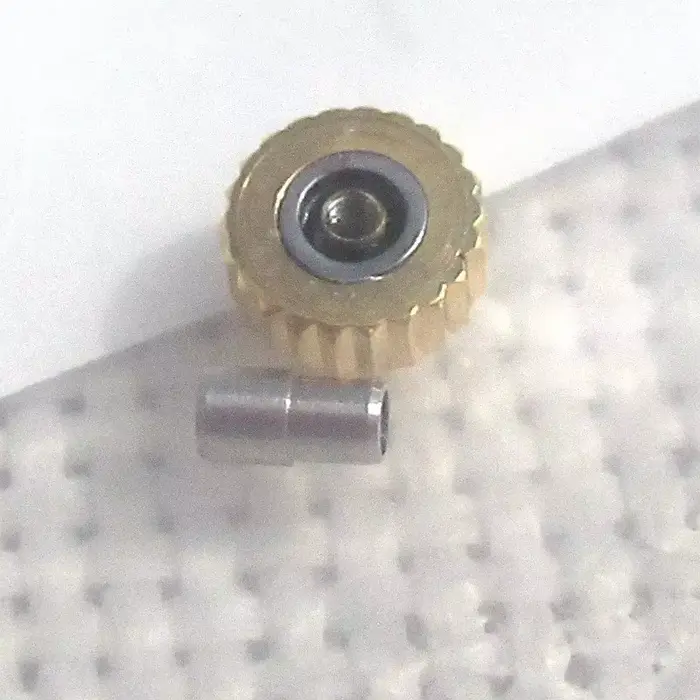1 jeu de couronne de montre en acier