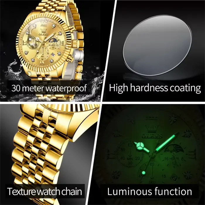 Montre à Quartz Étanche pour Homme