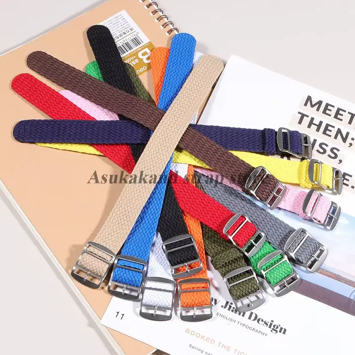 Bracelet en nylon de haute qualité pour montre Perlon