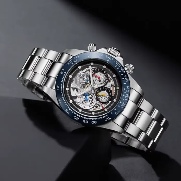 Montre Mécanique Tactique Acier Inoxydable Élégante Pour Hommes Occasions Spéciales Plongée Plongeurs Plongée Plongeurs Plongeurs Aventuriers