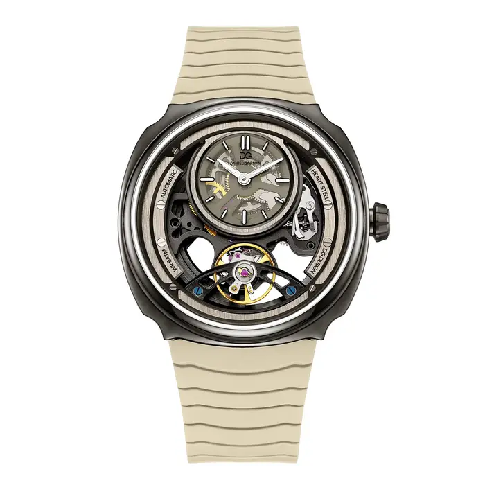 DANIEL GORMAN montre automatique pour hommes de haute qualité avec bracelet en Silicone de sport élé