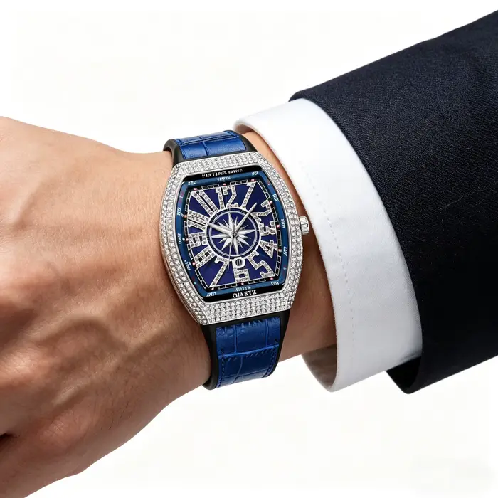 Montre à quartz pour homme