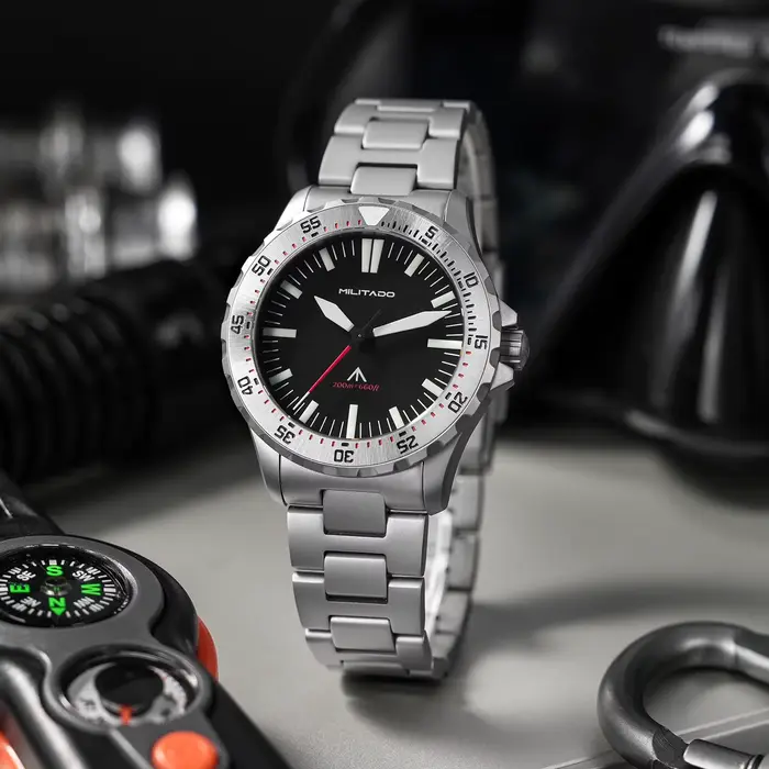 Militado ML16 nouvelle montre à quartz VH31\Ronda 515 39mm montres vintage cristal saphir 20 bars étanche lumineuse