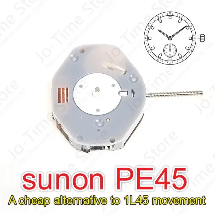 Mouvement de montre à quartz Sunon PE45