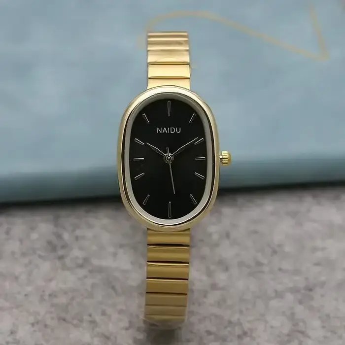 Montre à Quartz ovale pour femmes