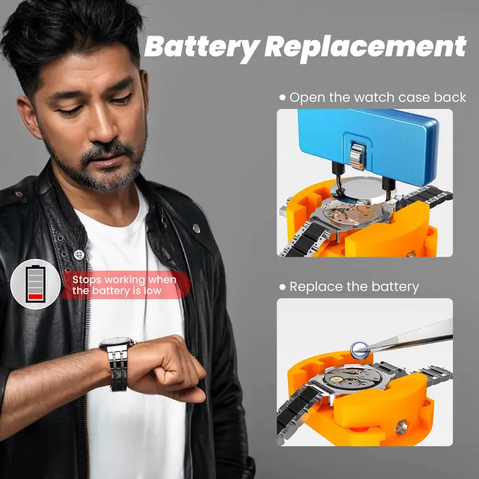 Kit de remplacement de piles pour montre