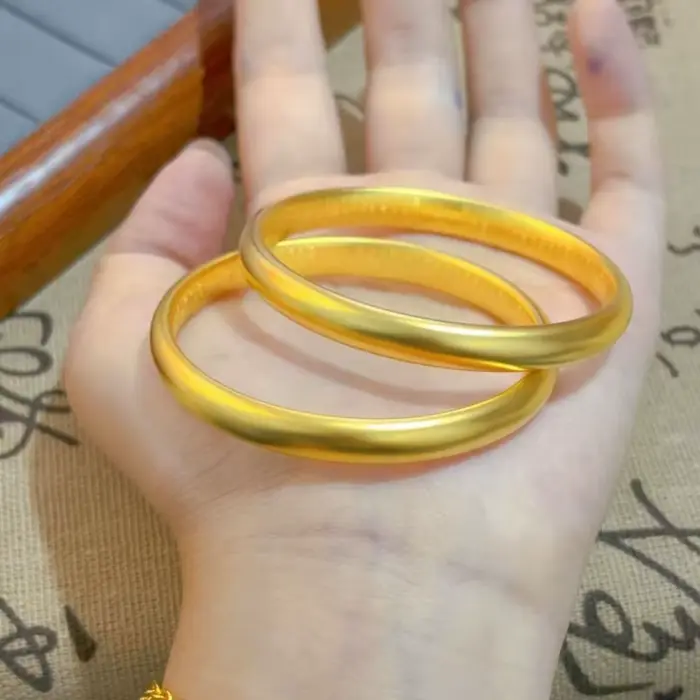 Bracelet à dos Loach en or massif 24K