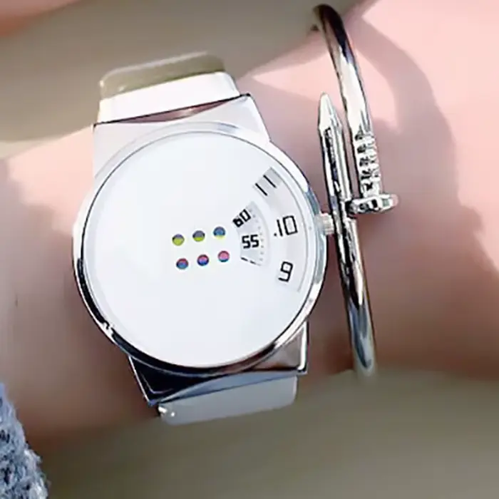 Montre numérique mobile unisexe pour hommes et femmes