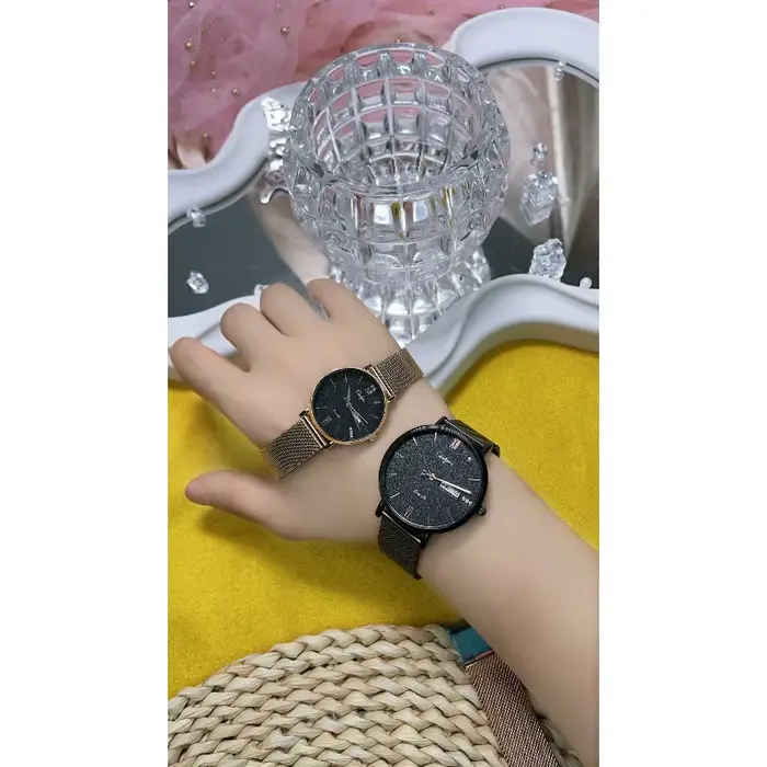 Montre de couple pour la Saint-Valentin pour hommes et femmes