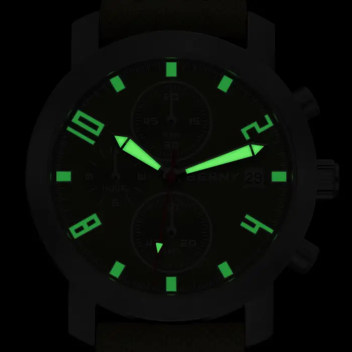 BERNY – montre chronographe pour hommes