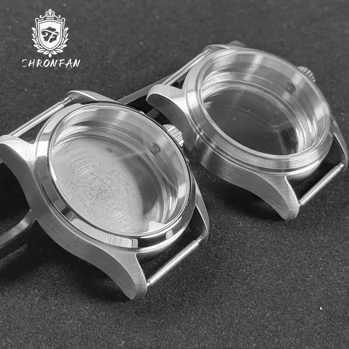 CHRONFAN pilote petit Prince 36/39mm verre arqué boîtier en acier inoxydable brossé