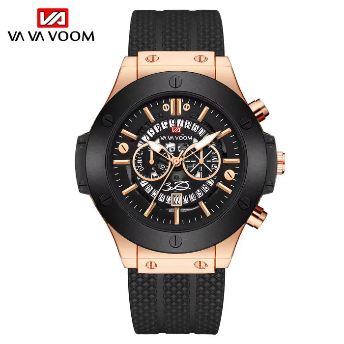 2023 nouvelle montre pour hommes Top marque de luxe sport bracelet en Silicone mouvement japonais ca