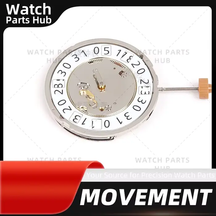 Mouvement Ronda 6004B Original en or blanc pour montres homme et femme quartz précision haute horlogerie occasions spéciales