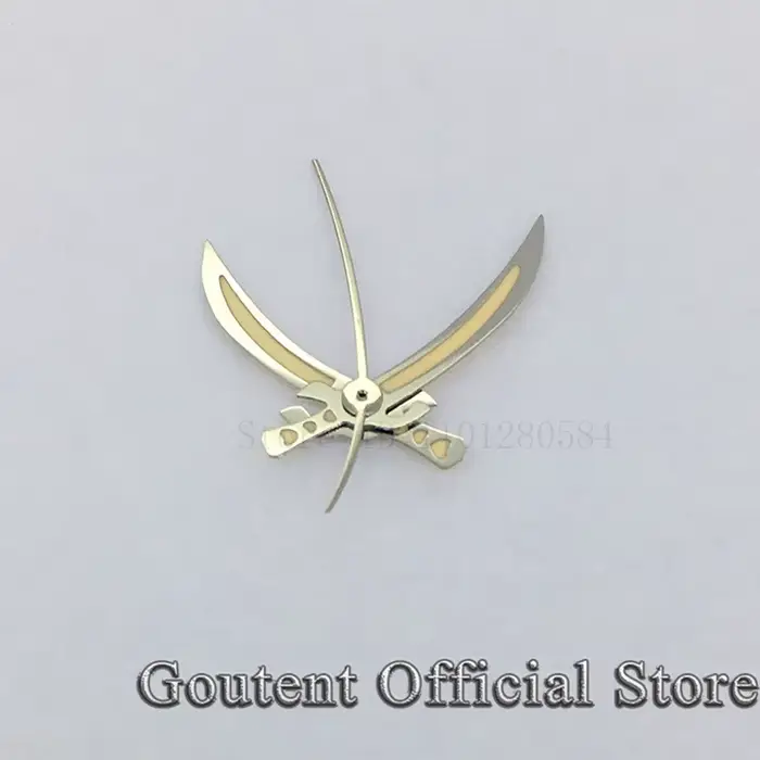 Goutent – aiguilles de montre dorées et argentées