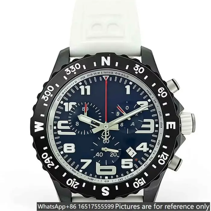 Montre de luxe surdimensionnée homme 45mm acier massif 904L quartz verre saphir résistant à l'eau élégante pour homme occasions spéciales