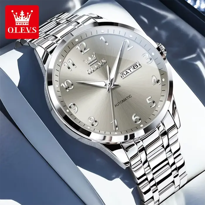 OELVS 7078 montre homme chiffres arabes Original automatique montres mécaniques pour homme étanche l