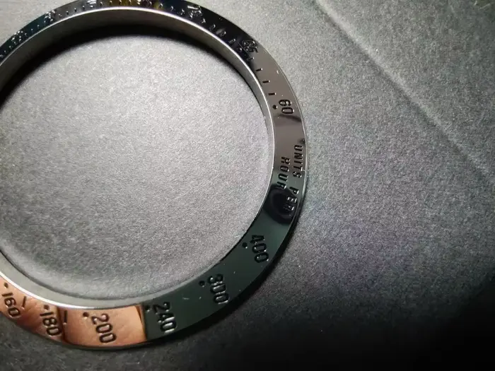 VSV Factory REMADE 116520 Lunette de montre en acier inoxydable