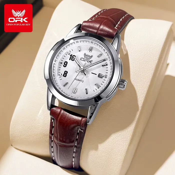 OPK-Montre à Quartz Shoe pour Femme, Mode Décontractée, Marque, 6021