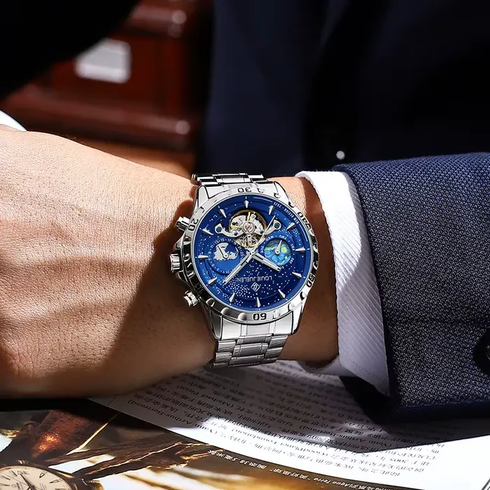 Montre automatique à remontage automatique pour homme