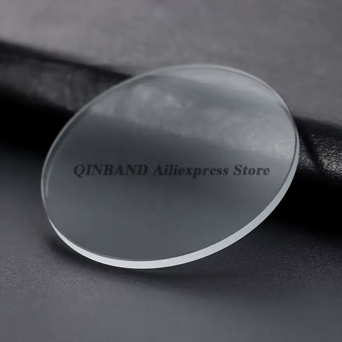 Verre de montre rond en cristal trempé qinband pour femmes et hommes, lentille de remplacement avec installation facile, idéal pour cadeaux et personnalisation, diverses couleurs disponibles