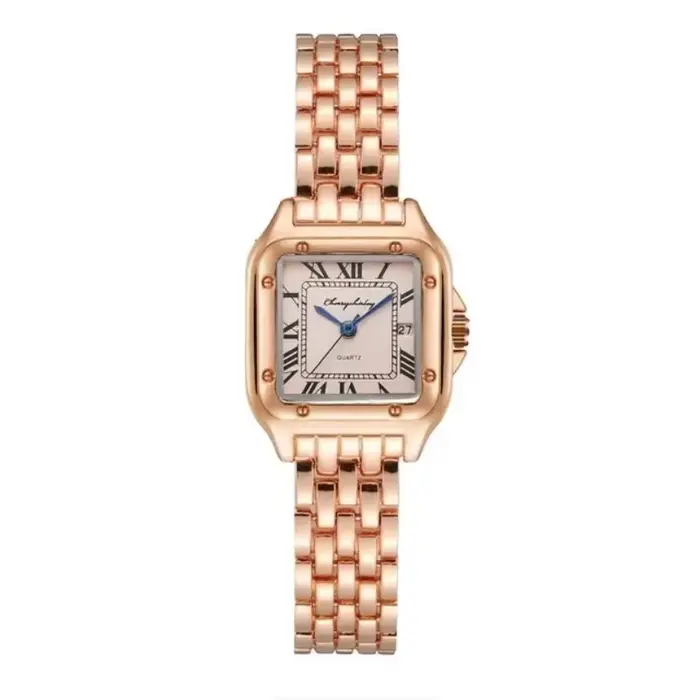 Montres à Quartz carrées de luxe pour femmes