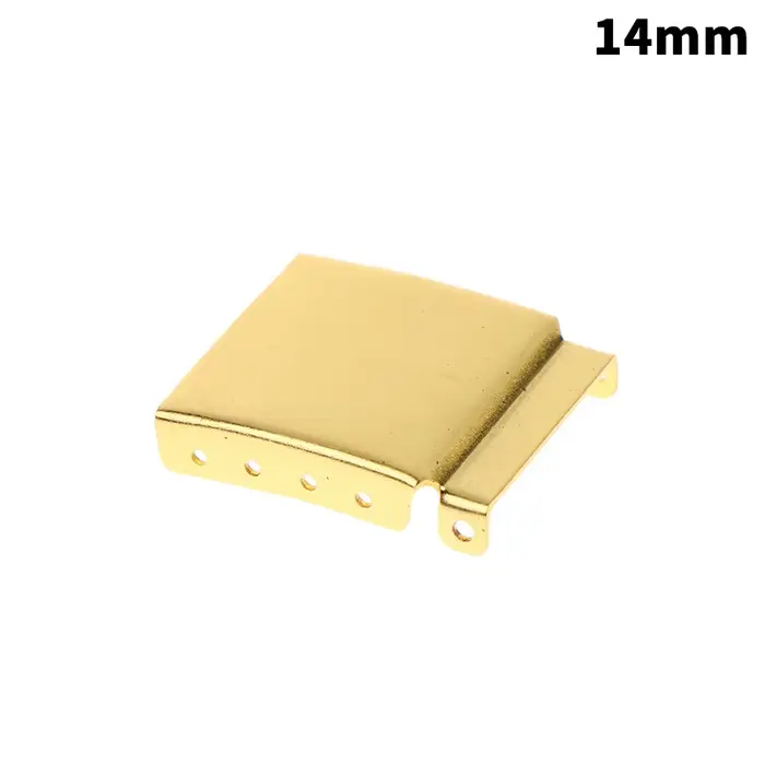 Extension de bracelet de montre en acier – Fermoir ajustable couleur or/argent, 12-24 mm, pour répar