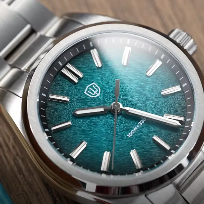 Watchdives WD0003B Lapis Lazuli montres à Quartz de luxe VH31 saphir cristal lumineux 100M étanche 39mm