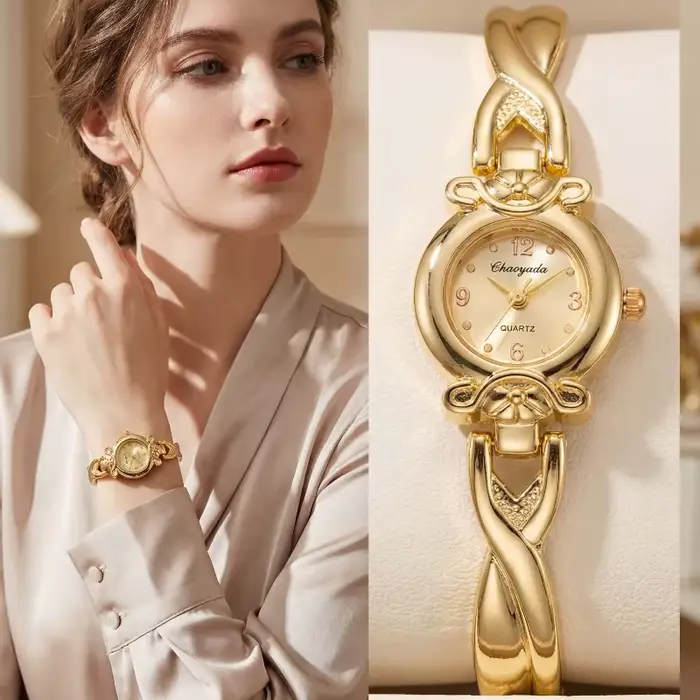 Montres fines en or pour femmes