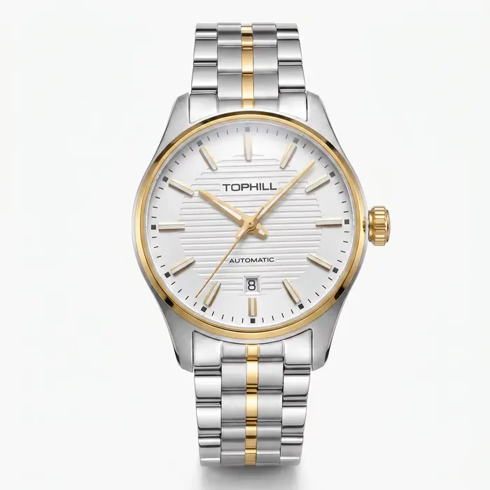 Montre mécanique automatique pour homme TOPHILL 40 mm Miyota 8215, style affaires et loisirs, 5 bars