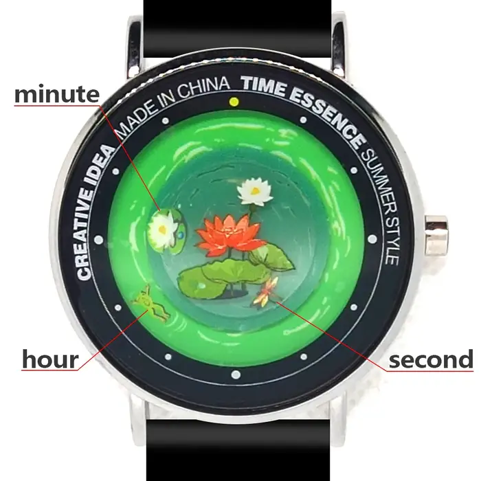 Montres à Quartz montre au Design Original avec montre-bracelet grenouille