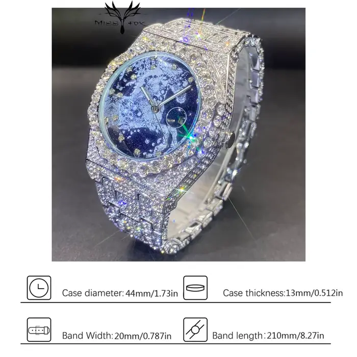 Montre-bracelet automatique MISSFOX pour homme